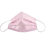 4層活性炭マスク、Akeds 使い捨てマスクエアフィルター、各部分が個別にパックされ、50個 ((Pink) ピンク)