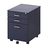 エフワークス(F Works) キャビネット ネイビー W393mm x D520mm x H560mm 273938