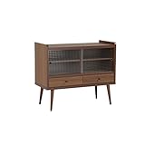 arne 食器棚 完成品 aster 900LG ガラスキャビネット ブラウン