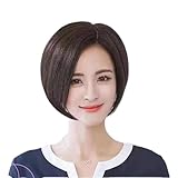 ウィッグ ボブ ショート レディース かつら ストレート 自然 ふんわり フルウィッグ ボブ ショート サイドバング ショートヘア 女装 フルウィッグ かつら wig 日常 可愛い おしゃれ (ブラック)