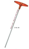 エイト（EIGHT） Ｔ型 六角棒スパナ 樹脂ハンドル ロングタイプ 単品 018L3H