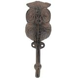 ABC製品" – (すべての新しいデザイン) – プリミティブHeavy Cast Iron – フクロウシェイプフック/ハンガー – ロングフック – with ball on the End – 