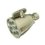 Kingston Brass CK138A8 Designer Trimscape 2-1/4-Inch 6 Jet Adjustable Spray Shower Head, Satin Nicke