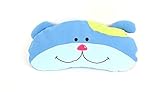 Five kinds of Cute newborn baby Animals shaped Buckwheat pillow (Blue) [並行輸入品]