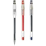 パイロット 超激細ゲルインキボールペン ハイテックC025ブラック/レッド/ブルー LH-20C25-B/R/L 3色3本組み