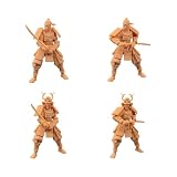 ZEDACAKAI (5個) 1/43 フィギュア日本侍悪魔侍樹脂モデルミニチュアガレージGKキットは自分で着色する必要があります