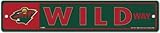 NHLミネソタワイルド4 " x 19 "プラスチックStreet Sign Wincraft