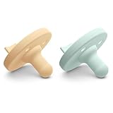 フィリップス Philips Avent Soothie Pacifier おしゃぶり シリコーン 0-3ヶ月用 2個パック (イエロー＆グリーン)