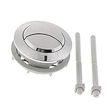 F Fityle トイレボタン　フラッシュボタン　丸形　ダブルボタン　便座　アクセサリー - 58mm