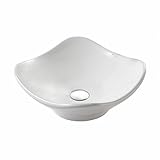Kraus KCV-135 White Tulip Ceramic Bathroom Sink by Kraus