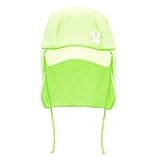 Little Rabbit(リトルラビット) ベビー 子供キッズ水着日焼け予防アウトドアUVカットフラップキャップ帽子(Kids Flap Cap) (7 Colors) (Lime) [並行輸入品]