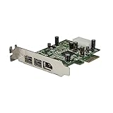 StarTech.com ロープロファイル対応FireWire 400/800 3ポート増設PCIeカード PEX1394B3LP