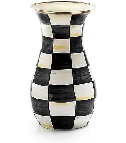 Courtly MacKenzie-Childs 鉢入れ2点 コートリーチェックゴミ箱 マッケンジーチャイルズ Mackenzie Check Marcus Neiman | Set Coffee Stackable 工芸品