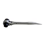 GREAT TOOL 両口ラチェットレンチ アルミ シノ付 17×21mm ARR17×21S