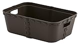 「スタックストーLife Story」 収納ボックス Craft oblong(クラフトオブロング) ダークブラウン S