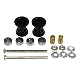 イーグル模型 ミニ四駆用 2ステージ・ALローラー (9-8MM)(BB 4PCS付) 品番MINI4-SL005B-BK