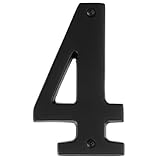 Alno AP4-3-MB Transitional House Numbers 3 Matte Black [並行輸入品]