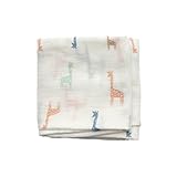 INSST おくるみ 新生児 春 夏 1枚 きりん柄 120×120cm