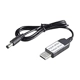 USB 電源コード USB5V1A に 6V DC5.5x2.1mm 電源ケーブルガスメータードアベル用 5.5x2.1mm コネクタ