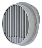 メルコエアテック　換気扇　【AT-150BGSMLK】　外壁用（ステンレス製）　ドレン皿付ベントキャップ（ドレン皿内蔵タイプ・左吹き）｜縦ギャラリ