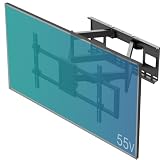 イーサプライ 壁掛けテレビ金具 アーム 可動式 42～100インチ目安 耐荷重80kg 大型 角度調整 上下 前後 左右 安定感 頑丈 VESA EEX-TVKA030