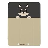 iPad 第9世代 第8世代 第7世代 10.2インチ 対応 ケース カバー A2602 A2604 A2603 A2270 A2428 A2429 A2430 A2197 A2198 A2200 アイパッド9 柴犬 黒柴 可愛い 白柴 柴犬グッズ 絵 カラー02 かわいい キッズ 子供