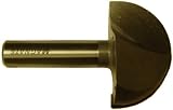 Magnate 808 Core Box 2 Flute Carbide Tipped Router Bit - 2 Cutting Diameter; 1/2 Shank Diameter by M