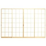 規格大荒無地障子 掃き出し(H1757×W2627mm・W3536mm) 4本引違セット