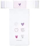 PETIT PRAIA Juliette 100 Percent Printed Soft Cotton Cot Quilt Plus Bumper With Filling (70 x 140 cm