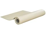 Caraz プレイマット ロールマット 厚手マット 体操マット 110x300x1.5cm フリーカット DIY ノンホルムプレイマット 冬 床暖房対応 マーブル フロアマット ジョイントマット pvc 厚手 防水 赤ちゃんマット 大判 防音 お昼寝 おしゃれ 保育園マット 韓国マット (リネンアイボリー)