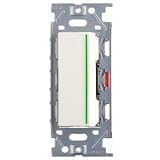スガツネ工業 ガイドランプ付埋込シングルスイッチ AC125V 15A ピュアホワイト PXP-J-NKW01009-PW