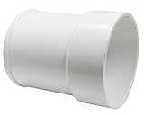 Canplas 193454 PVC DWV Cast Iron Hub Adapter, 4-Inh [並行輸入品]