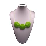 Baby Teething Necklace For Mom- Fashionable Nursing Necklace For Mom to Wear - FREE Bonus Teething G