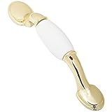 StanleyホームDesigns 3-inch磁器アクセントキャビネット/ドアプル 3 Inch BB8020PB 1