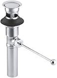 Kohler k-7114-a Premierポップアップオーバーフローとドレイン、公開され、、 1.25 K-7114-A-CP 1