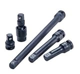 ATD Tools ATD-4701 .5 in. Drive 5 Piece Impact Accessory Set