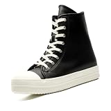 [EOOPDG] 8cm 身長UP シークレットスニーカー ブーツ メンズスニーカー ファッションスニーカー インヒールシューズ 背が高くなる靴 おしゃれ レースアップ (27.0 cm)