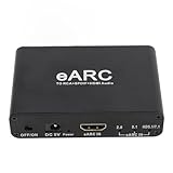 Earc Arc Sound Extractor、Earc、Arc入力コンバーターアダプターへのHDマルチメディアインターフェイス、光学、3.5mmサウンド出力、24ビット192kHz、HiFiエクスペリエンス