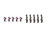 Flameer ピーチの切り株（10個）　ミニチュア　デザイン小物　樹脂製　盆栽　マイクロ風景飾り　