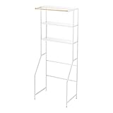 ランドリーラック おしゃれ タワー ランドリーシェルフ タワー(ホワイト)