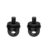 1/4カメラストラップネジ 1/4 "カメラストラップネジ アルミニウム合金 ノブ クイックフィックスネジ 三脚 ネジ カメラネジ カメラストラップ用 1/4インチネジ カメラ1/4ネジ 三脚 デジタル カメラストラップ用 (2個セット)