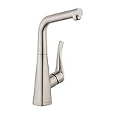 Hansgrohe 04509 Metrisバー蛇口with Swivel注ぎ口 – Limited、 .375 04509800 1