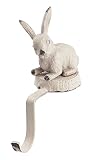 Sitting Rabbitフックアンティークホワイト仕上げ