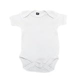 (ベイビーバグズ) Babybugz ベビー・赤ちゃん用 エンベロープネック 半袖ボディースーツ ロンパース スリープスーツ ベビー肌着 パジャマ (18-24ヶ月) (ホワイト)
