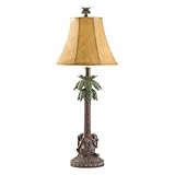 Monkeys Palm Tree Bahama Lamp Tropical Theme Electric [並行輸入品]