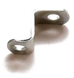1/2" offset mounting canvas Z clips for picture framing -- #6 x 3/8" pan-head screws included -- 144