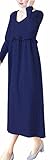 【アウトレット】 (マーシェル) Marshel マタニティ ワンピース 春夏 ロング 産前 産後 長く使える 妊婦服 ネイビー XL