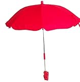 New Universal Pushchair Baby Pram Parasol Sun Protection UV Rays Umbrella Shade (Red) by ORIGINMENSW