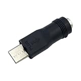 DC から USB C | DC メスから Type-C オスへ - 5V DC 5.5 X 2.1mm - USB Type C オスプラグ電源充電アダプター、ラップトップ、電話用