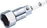 [4520971]ＴＯＰ　電動ドリル用レースウェイ用ソケットロングタイプ　１７ｍｍ ECS17L
